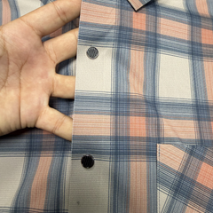 Premium Men's Short Sleeve Check Shirt -CP01