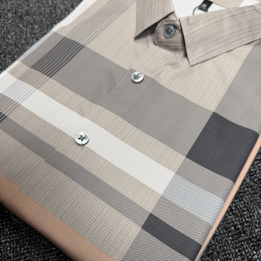 Premium Men's Check  Polo Shirt -CP005