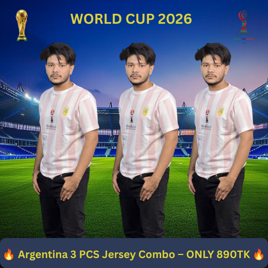 Argentina  3 PCS Jersey Combo