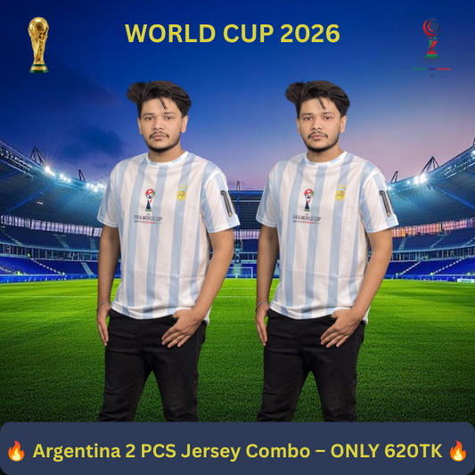 Argentina  2 PCS  Jersey Combo