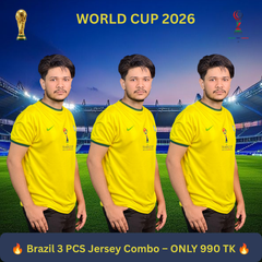 Brazil 3 PCS Jersey Combo