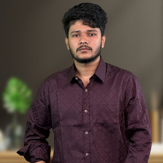 Men’s Casual Textured Shirt