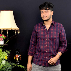 Men’s Checkered Casual Shirt