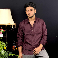 Men’s Jacquard  Casual  Shirt