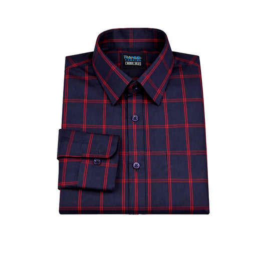Men’s Checkered Casual Shirt – Premium Cotton Slim Fit